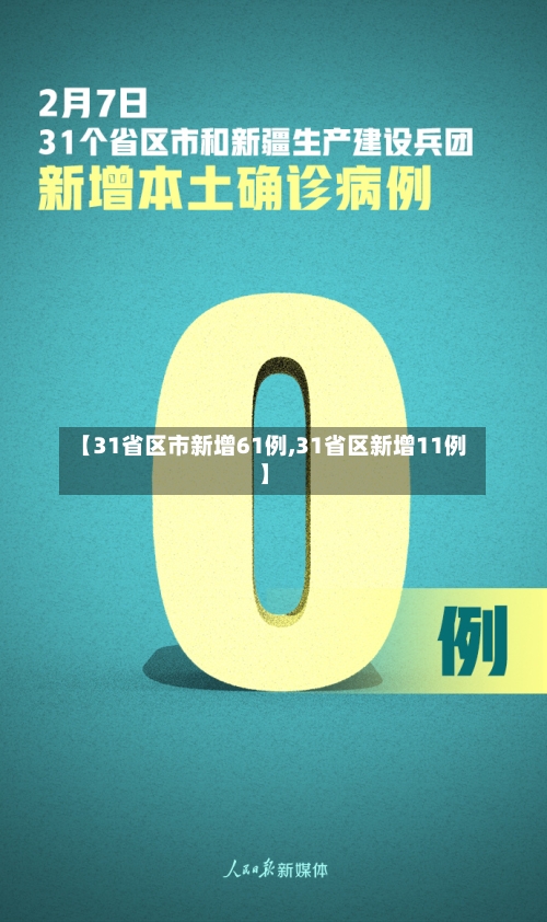 【31省区市新增61例,31省区新增11例】