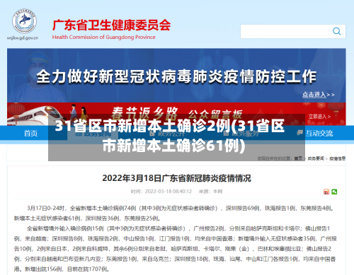 31省区市新增本土确诊2例(31省区市新增本土确诊61例)-第2张图片