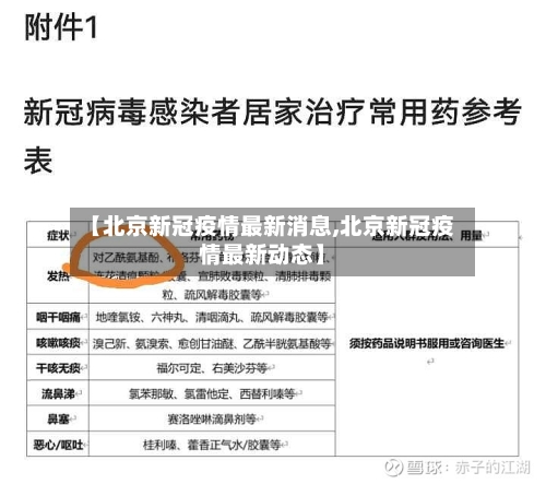【北京新冠疫情最新消息,北京新冠疫情最新动态】