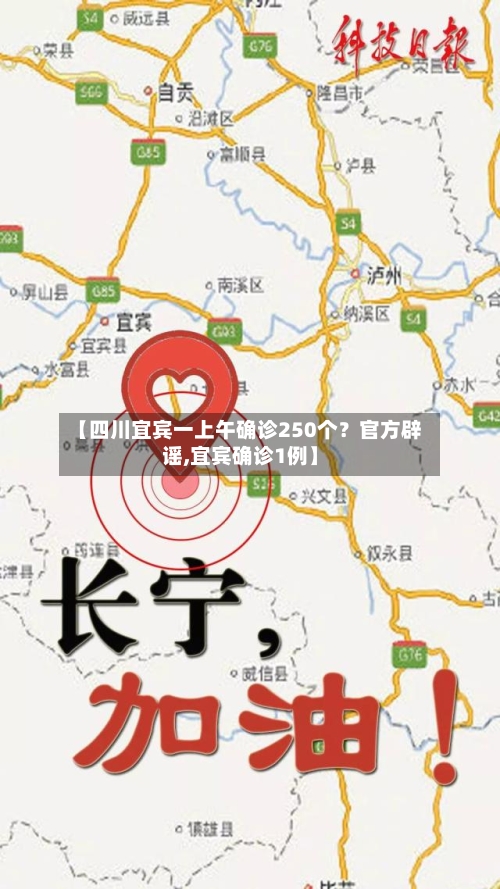 【四川宜宾一上午确诊250个?官方辟谣,宜宾确诊1例】