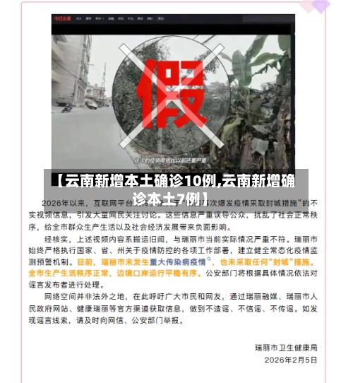 【云南新增本土确诊10例,云南新增确诊本土7例】