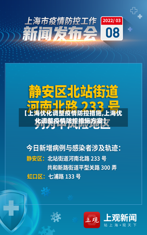 【上海优化调整疫情防控措施,上海优化调整疫情防控措施方案】