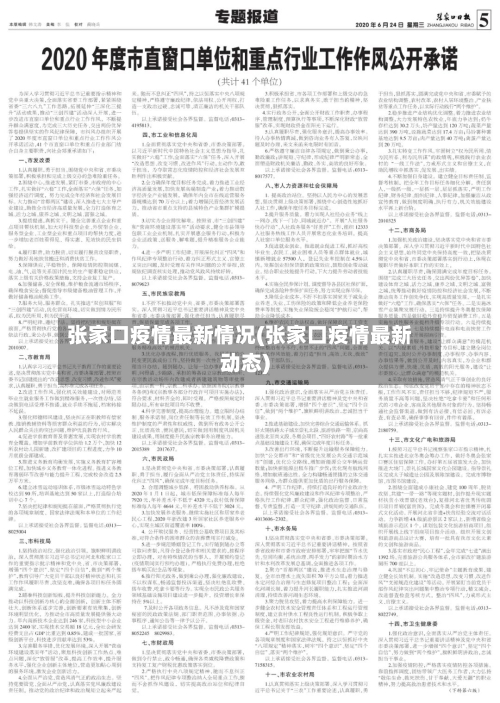 张家口疫情最新情况(张家口疫情最新动态)